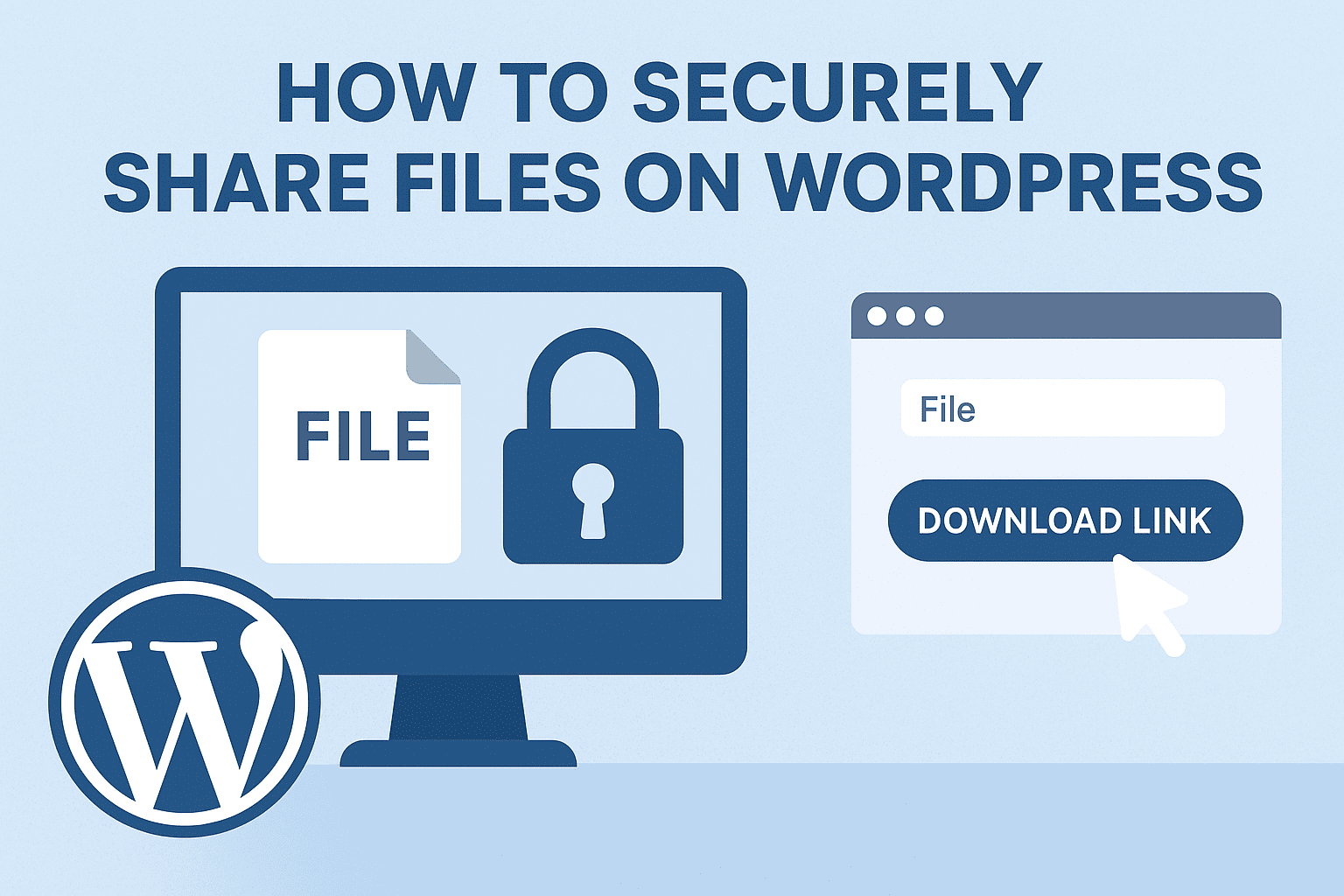 How to Securely Share Files on WordPress Without Giving Away Your Links